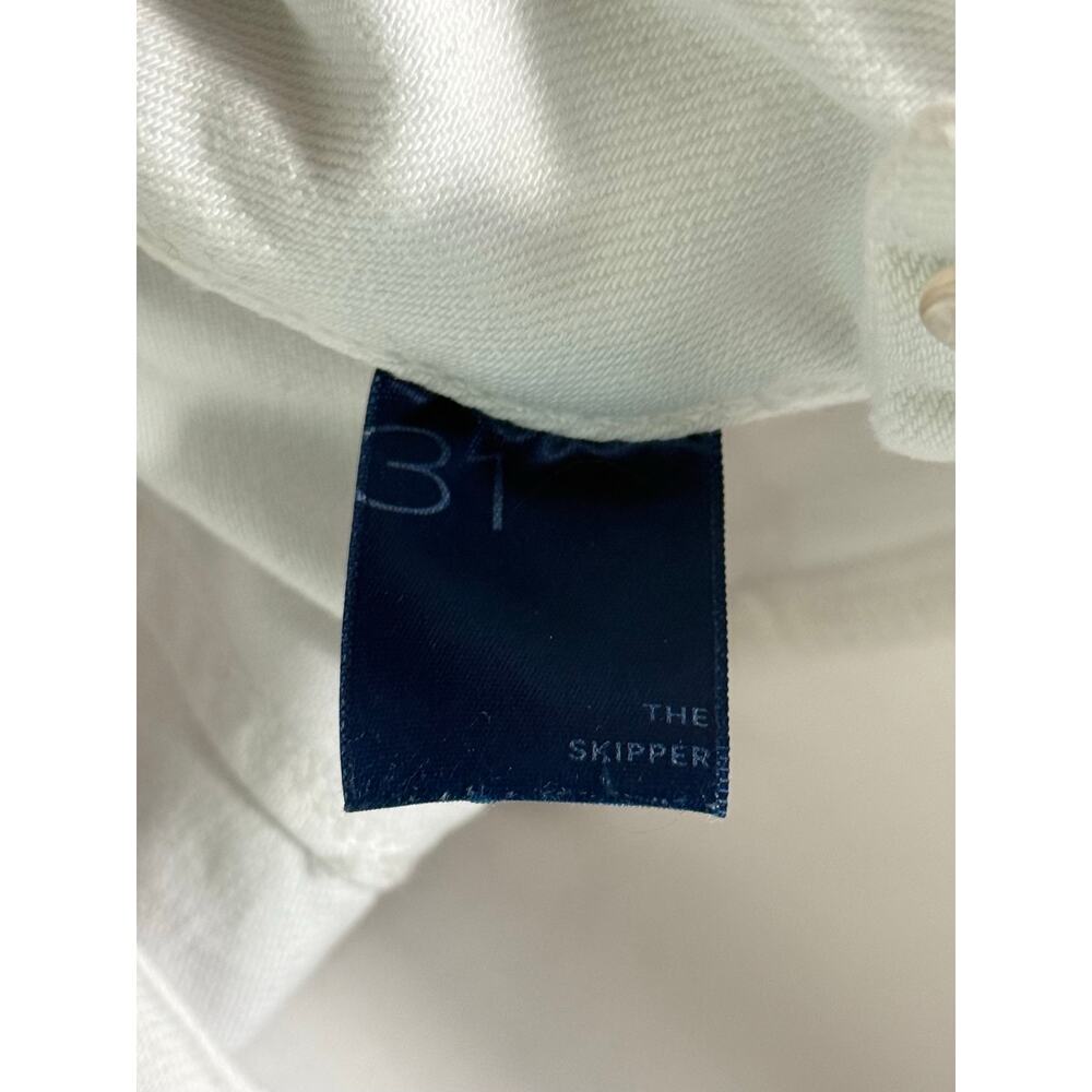 Pilcro Anthropologie The Skipper White Wide Leg Cropped Jeans Size 31 - Picture 11 of 15